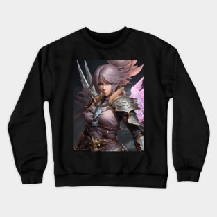 Final Fantasy Xvi | Valor Unleashed: A Hero's Journey Crewneck Sweatshirt